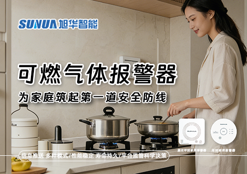可燃气体报警器，为家庭筑起第一道安全防线！