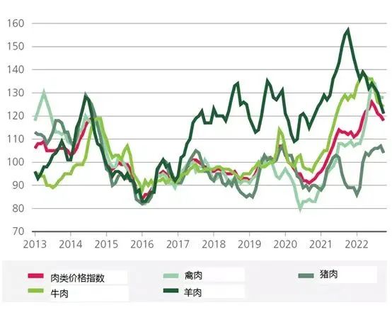 总结展望丨2022年全球肉类供应紧张价格创历史新高，2023年趋势如何？